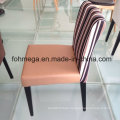 Fabric and Leather Upholestered Restaurant Chair Furniture (FOH-CNC4)